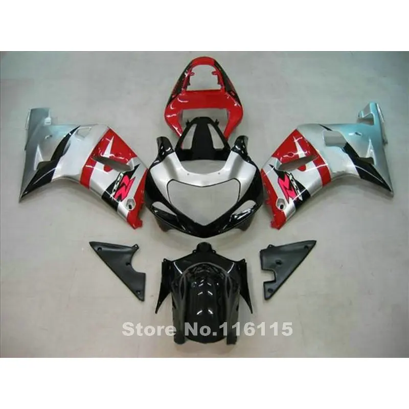 Hot Fairing kit for SUZUKI GSXR 600 GSXR 750 K1 K2 2001 2002 2003
