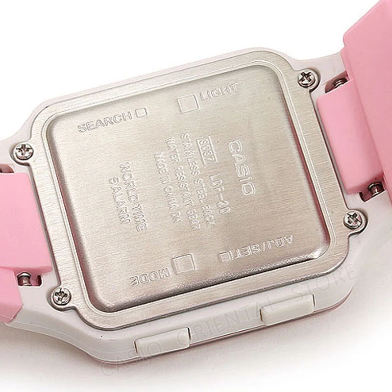 Casio новые спортивные модные женские часы водонепроницаемые цифровые розовые relogio