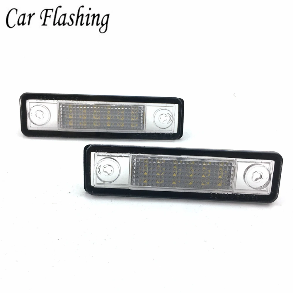 2PCS Car 18 LED License Plate Lights 12V White Number Lamp For Opel Astra G F Corsa B Zafira A Vectra Omega | Автомобили и