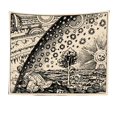 1 шт. гобелены Таро солнце Звезда Луна настенный гобелен одеяло Настенный Ковер пляжный коврик Домашний декор шторы для гостиной TS002 - Цвет: 11