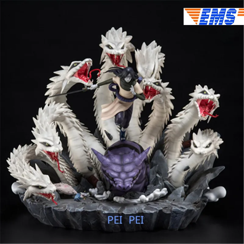 Presale Наруто статуя Orochimaru Yamata no Orochi 1/4 GK полноразмерная портретная Полароид фигурка Коллекционная модель игрушки Q936 - Цвет: Белый