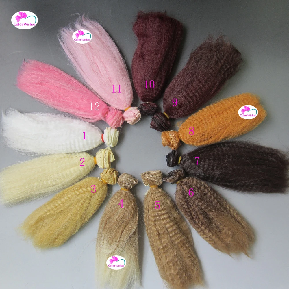 15cm 100CM font b Doll b font font b accessories b font Fluffy wig For 1