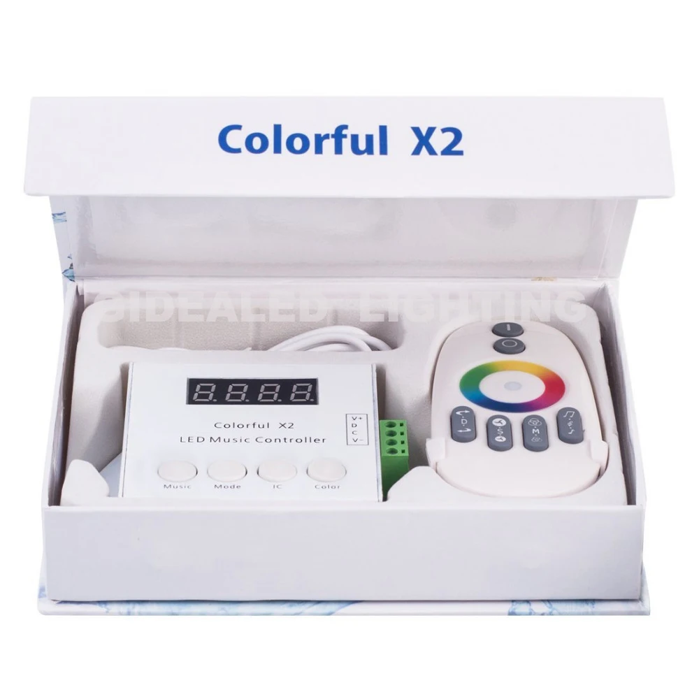 

Touch Remote adressable WS2812B RGB Strip Music Controller X2 for WS2812B WS2811/WS2812 led strip lights RGB Controller