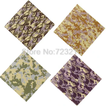 

25.6cm Military Camouflage Color Blocks Base Plate SWAT Accessories Building Blocks Model Bricks Toys for children