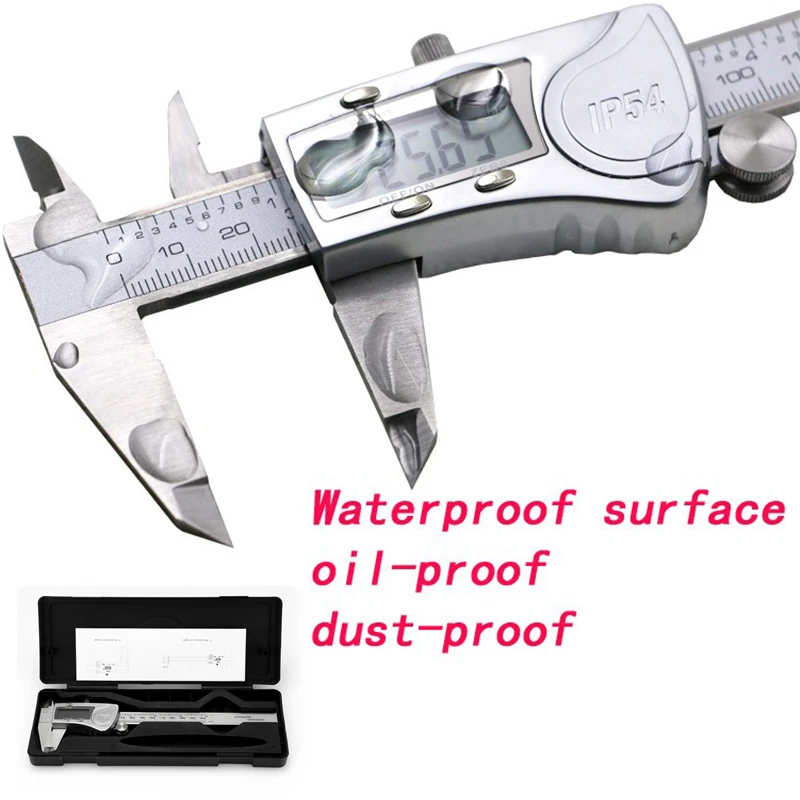 electronic digital caliper stainless steel caliper Waterproof IP54