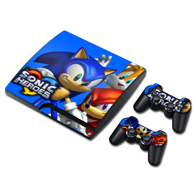 

Game Sonic Forces Heroes Skin Sticker Decal for PS3 Slim PlayStation 3 Console and Controllers For PS3 Skins Sticker Vinyl