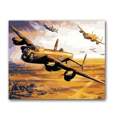 Картины масляной живописи по номерам с комплектами и рамкой для diy на холсте рисовать окраску