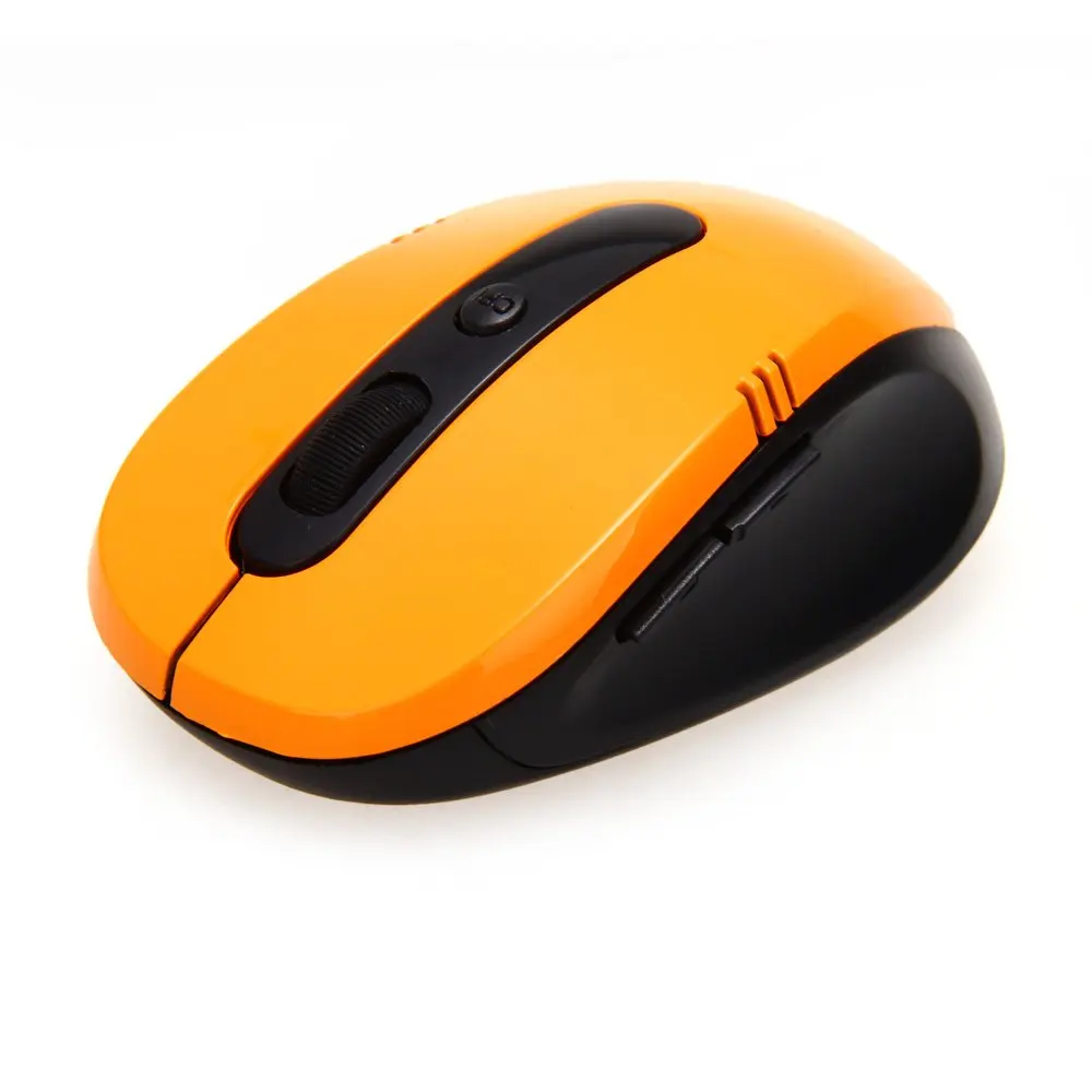 GTFS 2 4GHz Wireless Mouse USB Mouse Orange Mouse 6 keys for Computer font b PC