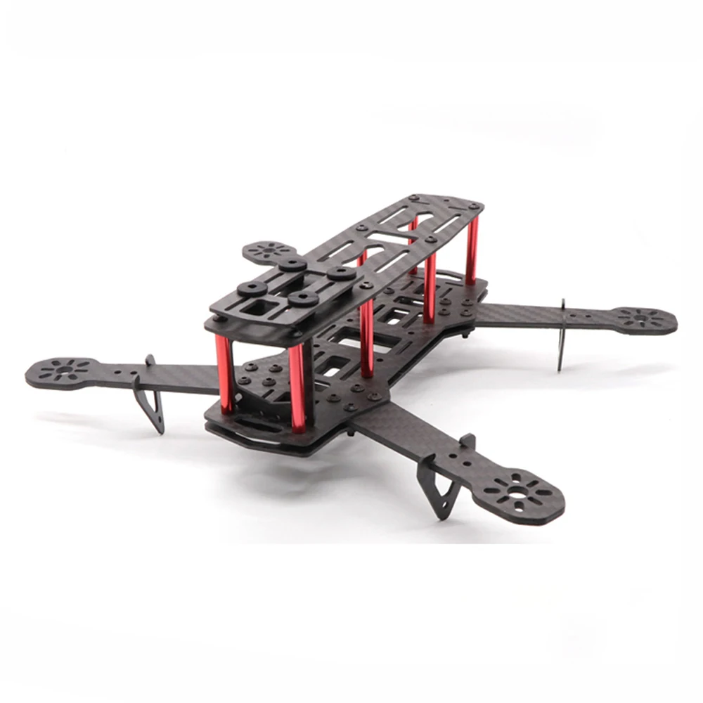 

HSKRC QAV250 V3 250mm Wheelbase 5 Inch 3/4mm Arm Carbon Fiber Frame Kit for RC Remote Control Toys Spare Parts Accessories