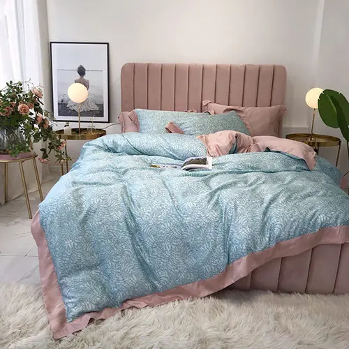 6 Растения и комплекты постельного белья с цветами queen/King size пододеяльник набор постельное белье супер мягкий tencel постельное белье пододеяльник - Цвет: 6