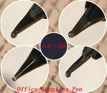 

4Pcs Fountain Pen Nibs 0.6-1.2mm Bent Nib For Wing Sung 618 601 613 Fountain Pen Ink Pen Office school supplies Writing