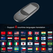 F1a voz instantânea inteligente tradutor offline em tempo real multi-idiomas 1gb + 4gb ferramenta de tradução portátil