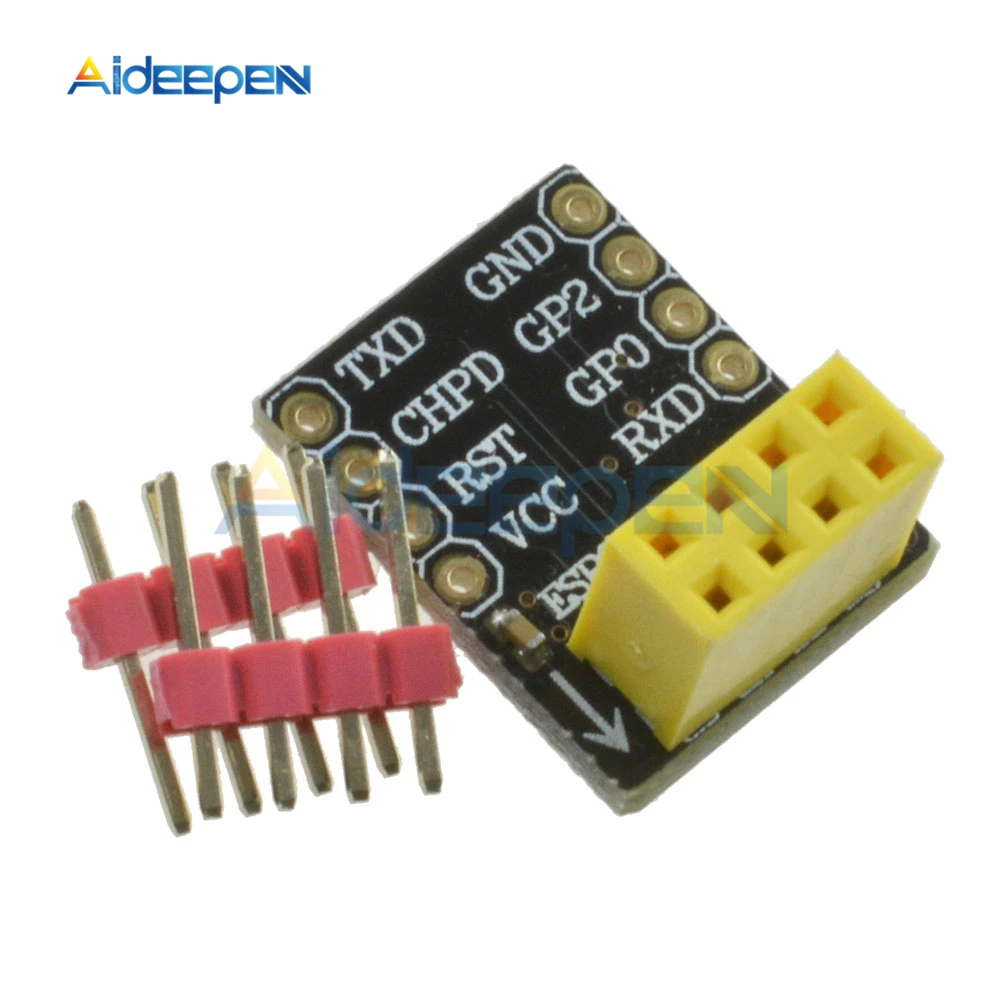 5 шт. для ESP-01 Esp8266 ESP-01S модель ESP8266 серийный макетный адаптер WiFi трансивера модуль