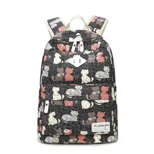 Холст Рюкзак Cat Женщины Bagpack Подростков Рюкзаки Для Подростков Девочек-Подростков Сумки Молодежи Женский Рюкзак Девушка Mochila Feminina