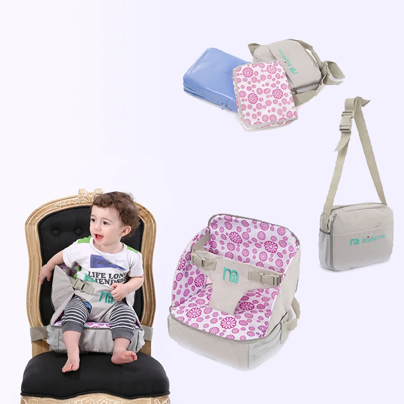 

Foldable Baby Feeding Chair Booster Seat Dining Portable Toddler Compact Waterproof Lovely Print Automatic Inflatable Cushion