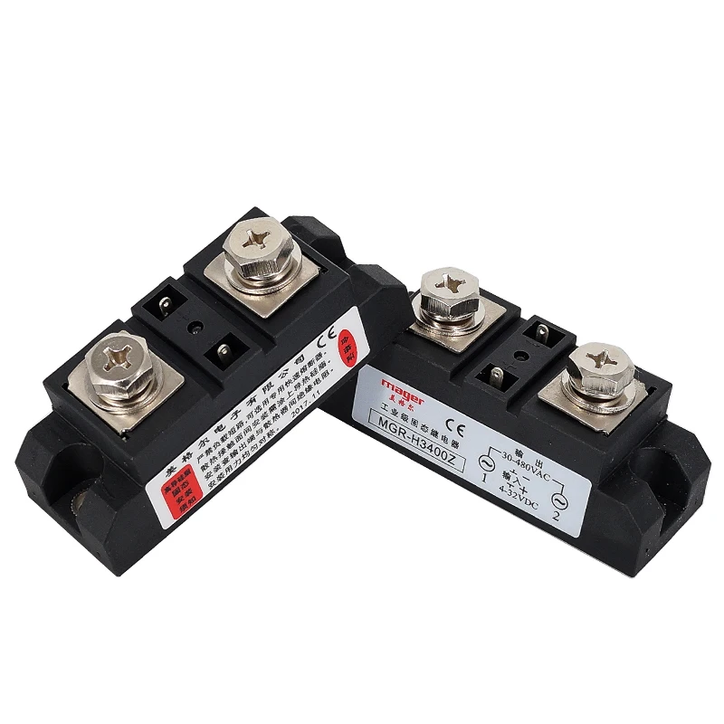 400A Industrial SSR MGR-H3400Z Input 4-32VDC Output 30-480VAC industrial solid state relay 400A With Free Shipping