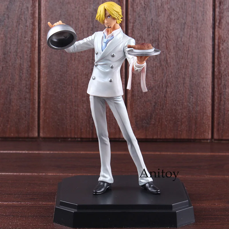 One Piece Figure One Piece Chef Sanji Black / White Suit Cook Vinsmoke