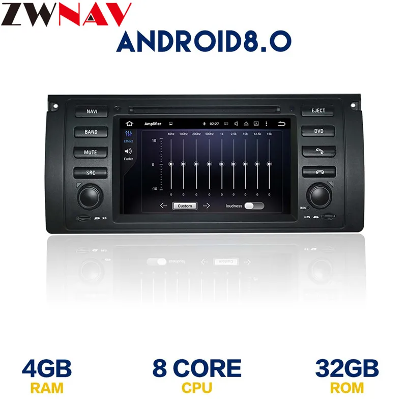 Cheap 4GB RAM Android 8.0 Car multimedia player GPS Navigation Headunit For For BMW X5/M5 1995 -2003 8 core car dvd radio Autostereo 9