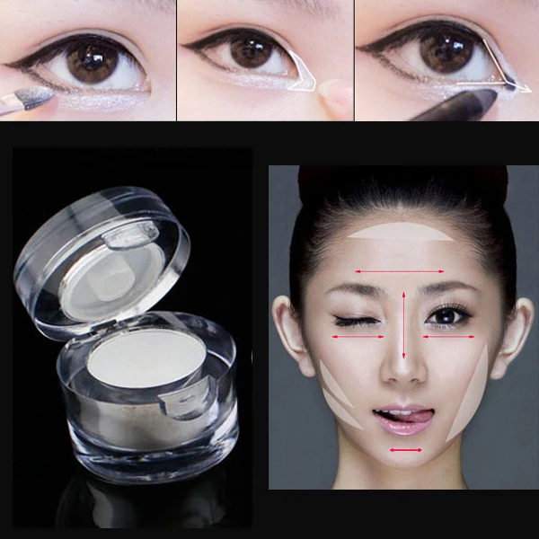 Shimmer Eyeshadow Powder Makeup Highlighter Powder Face Bronze Shaping