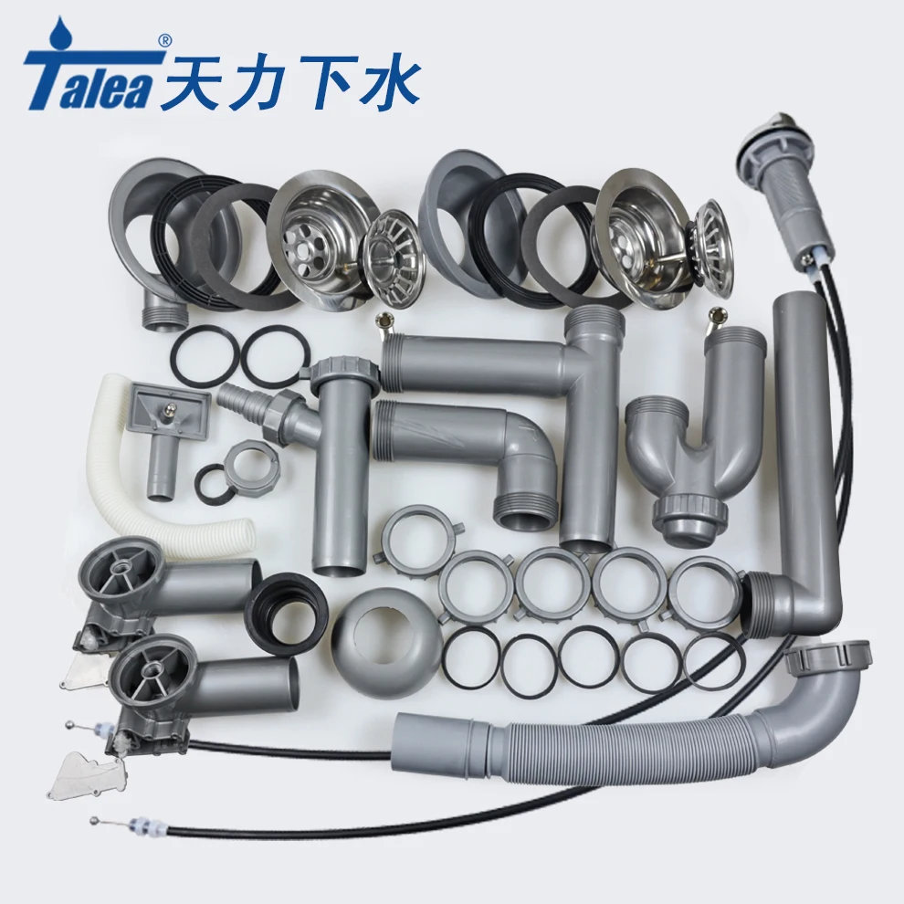  Talea Table Control Bowl Type Sink Drain kit kitchen drainage system with overflow drain kit Sink D - 32862287973