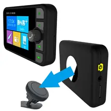 DAB радиоприемник цветной экран Поддержка Bluetooth для прослушивания музыки и звонков ответ для автомобиля DOM668