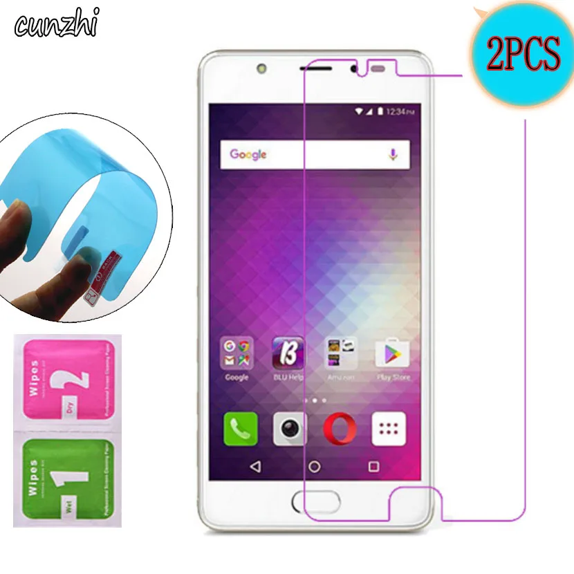 

2PCS Ultra Clear Soft TPU Nano-coated Tempered Explosion proof Screen Protector Film For Blu Life One X2