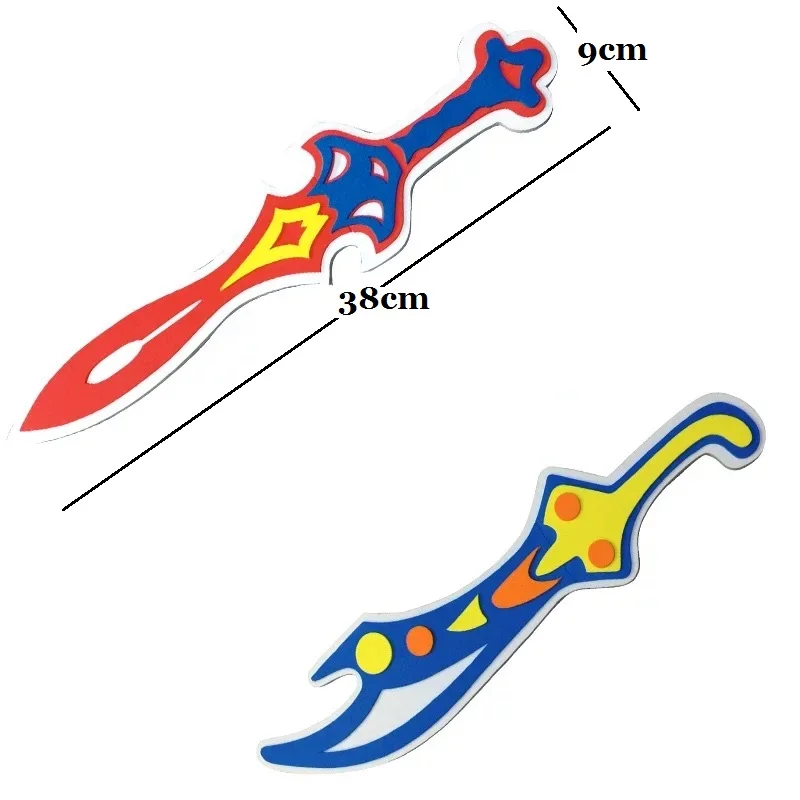 EVA меч нож diy Пена игрушка ручной работы День рождения подарки для детей Пиратский Меч классическая игрушка Косплей Развивающие детские игрушки
