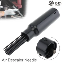TORO TR-9190 черный пневматический иглы комплект дерустер головы с 19 иглы для ржавчины и сварки Шлак/светильник удаления заусенцев