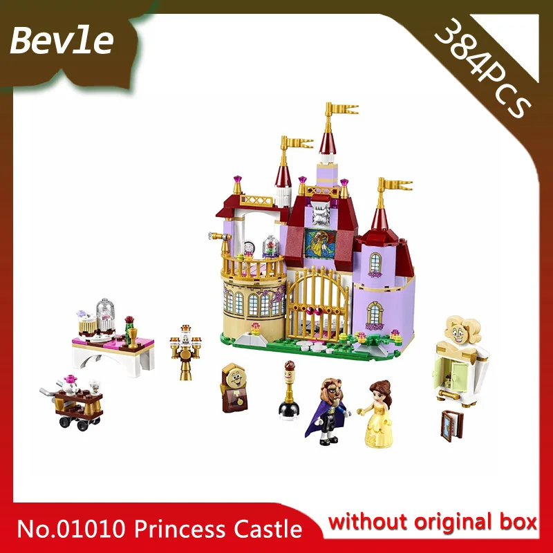 

Bevle Store LEPIN 01010 384Pcs Friends series Belle princess's castle of magic Model Building Blocks For Children Toys 41129