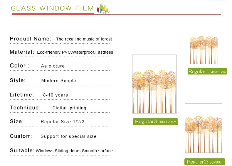 Новая стеклянная пленка дерево пятнистые матовые наклейки на окна из ПВХ непрозрачные Защитные пленки для гостиной водонепроницаемые съемные наклейки BLT96