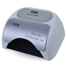 Профессиональная, из CCFL элементов со светодиодной ультрафиолетовой лампой, 18k 48 Вт светодиодные лампы для ногтей для Гель-лак для Полимеризации Гель-лака инструменты автоматический Сенсор дизайн ногтей гель лак машина