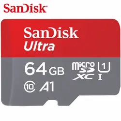 SanDisk Ultra карта памяти 128 Гб 64 ГБ 32 ГБ 16 ГБ Micro SD карта SDHC/SDXC UHS-I 98 МБ/s-100MB/s высокая скорость TF карты для смартфона