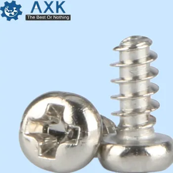 

Philips Machine Screw 500pcs/lot M2.6 Phillips Stainless Steel Stainlness High Quality Service Electrical Pan 1000pcs & Above