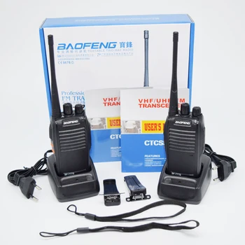 

2PCS Baofeng BF-777S Walkie Talkie Portable Two Way Radio Handheld UHF400.00- 470.00MHz High Quality CB Radios