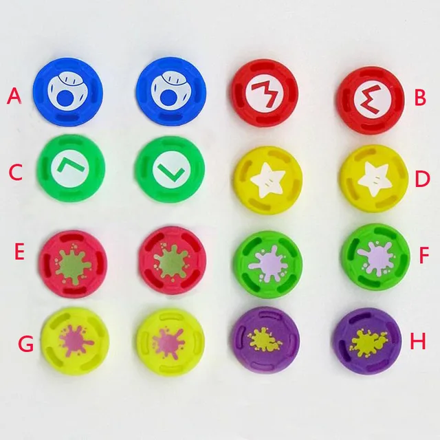 Best Price Analog Joystick Cover Case Super Mario Bros Thumb Stick Grip Cap For Sony PS3 PS4 Dualshock 3/4 DS4 Xbox One 360 Controller