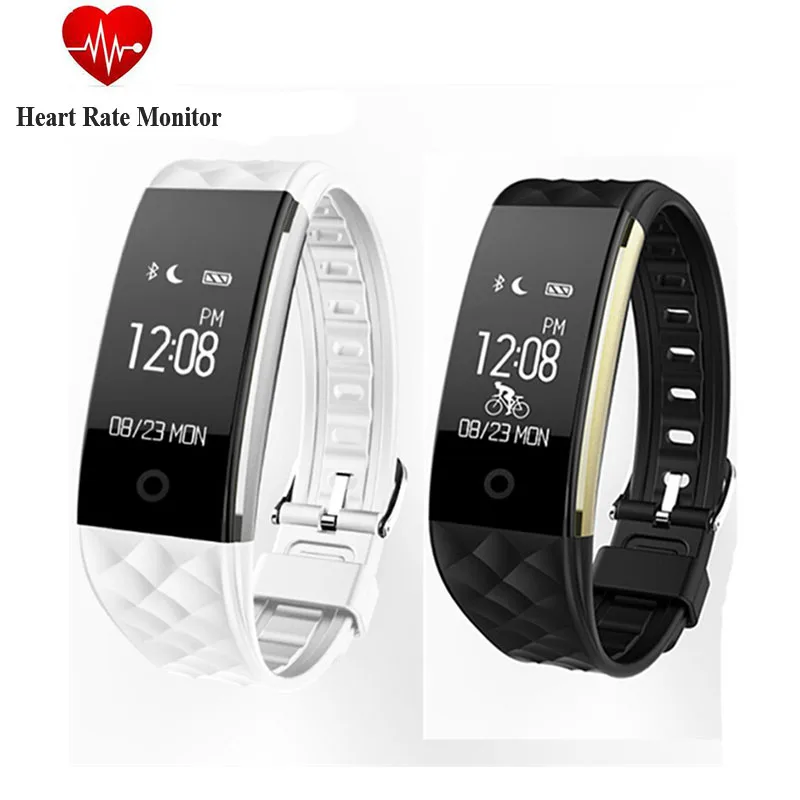 New Hot Smart Bracelet S2 Bluetooth 4 0 IP67 Waterproof Heart Rate Monitor Smart Band 0