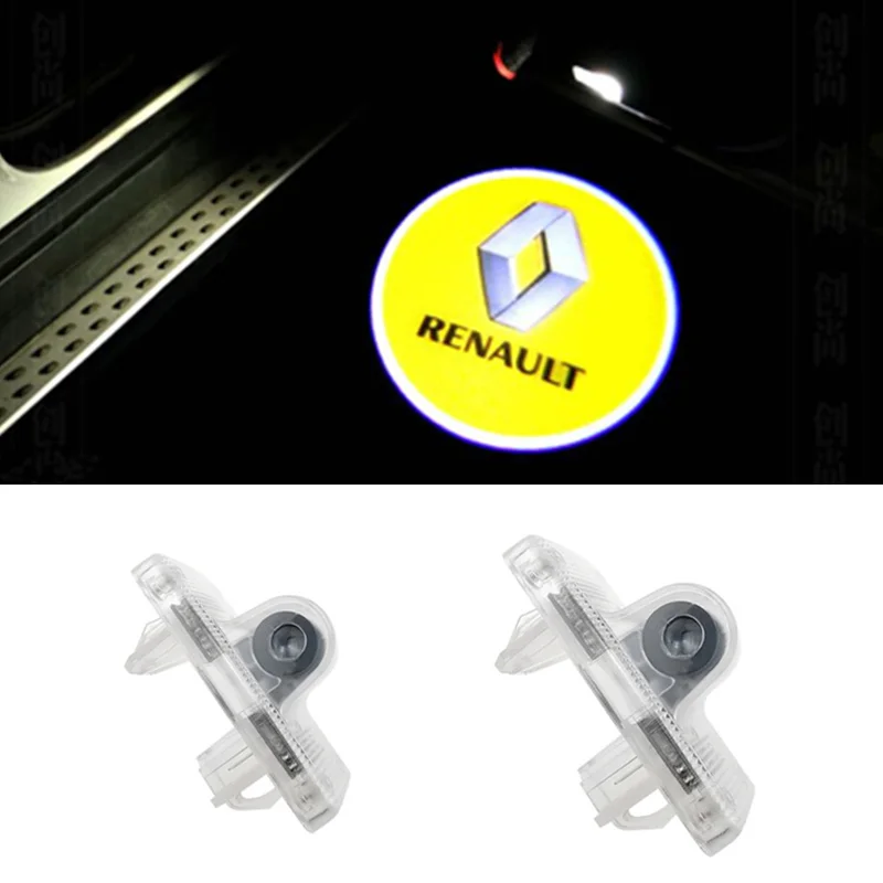 

For Renault Koleos 2009-2018 car accessories Logo Door Welcome Light Car LED Projector Laser