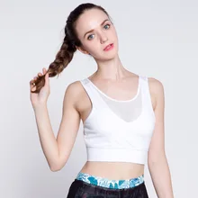 Для женщин спортивный бюстгальтер пуш-ап, Йога, для бега, тренажерный зал Фитнес быстросохнущая противоударный мягкий майка спортивный жилет нижнее бельё для девочек Спортивная одежда