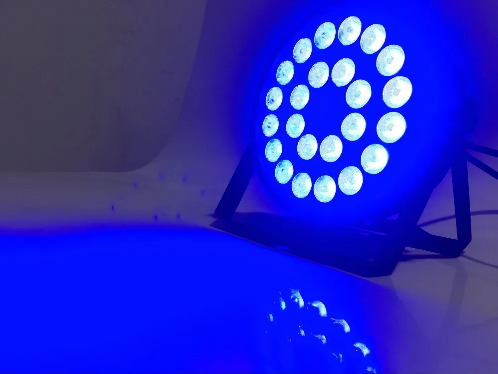 8 шт./24X12W дистанционный led Par свет + кейс для полета прожектор RGB dmx512 Диско свет/led