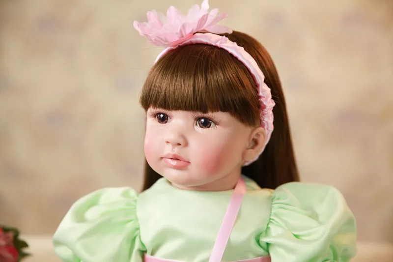 60cm Silicone Reborn Baby Doll Toys Vinyl