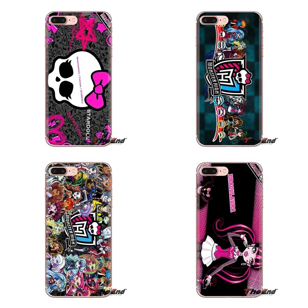 Для iPod Touch Apple iPhone 4 4S 5 5S SE 5C 6 6S 7 8 X XR XS Plus MAX мягкий прозрачный чехол Чехлы Монстры