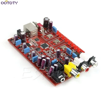 

XMOS+ PCM5102 + TDA1308 USB decoder board USB in Coaxial RCA headphone output