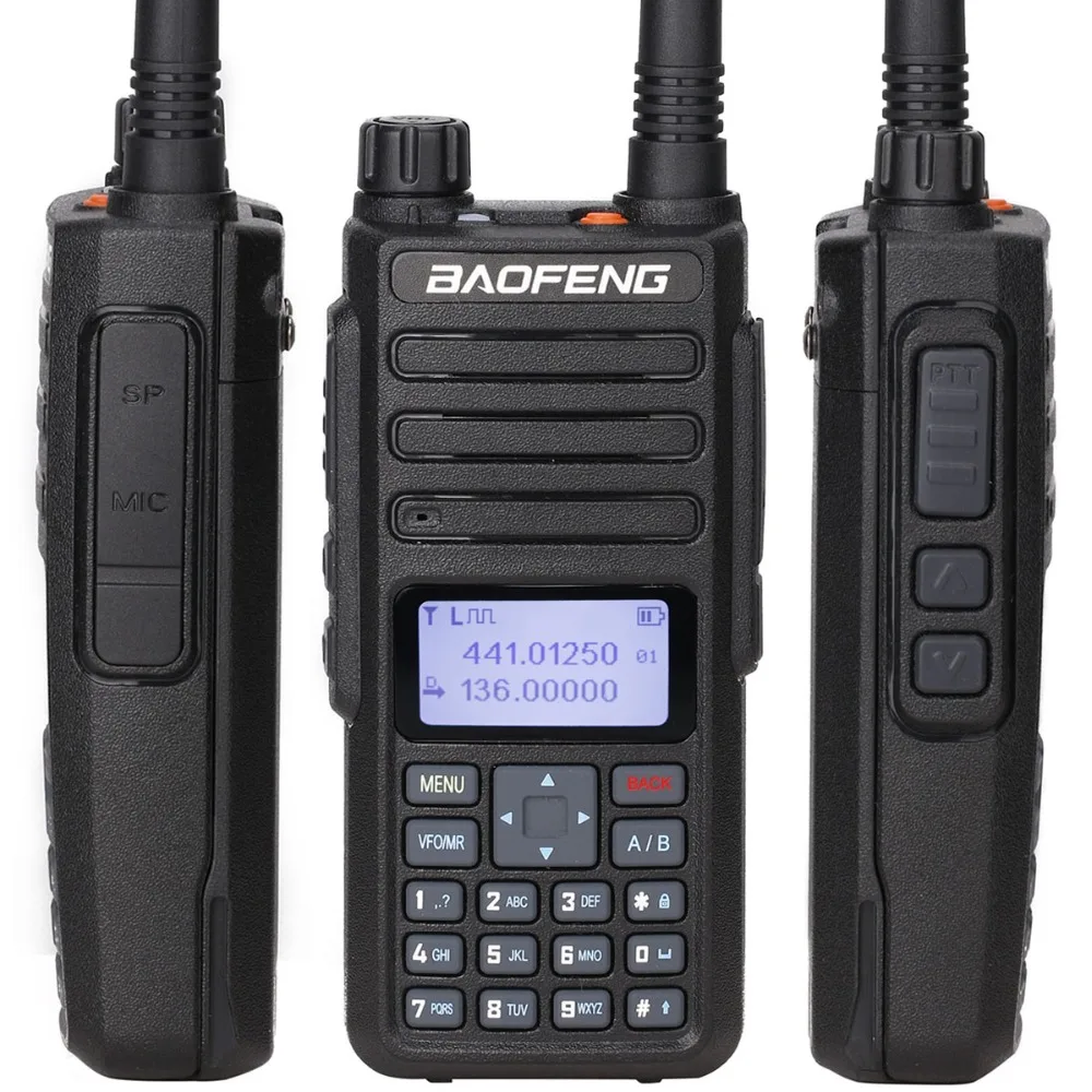 Baofeng DM-860 Двухдиапазонная цифровая рация DMR Tier1 Tier2 Tier II двойной слот времени цифровой/аналоговый VHF/UHF DM-1801 радио