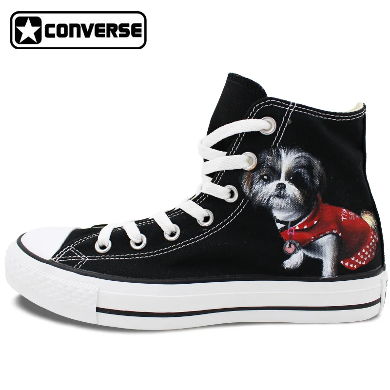 Prix pour Haute Top Converse All Star Hommes Femmes Chaussures Pet Chien Peint À La Main Toile Chaussures Homme Femme Personnalisé De Noël Cadeaux Prix pour Haute Top Converse All Star Hommes Femmes Chaussures Pet Chien Peint À La Main Toile Chaussures Homme Femme Personnalisé De Noël Cadeaux