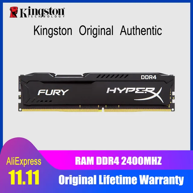 Special Price Original Kingston HyperX FURY 4GB 8GB 16GB DDR4 2400MHz Desktop RAM Memory CL15 DIMM 288-pin Desktop Internal Memory For Gaming