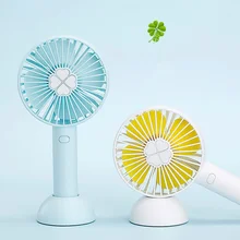 USB ручной вентилятор 2000 мАч перезаряжаемая приносящая удачу трава портативный охладитель воздуха вентилятор 3 скоростной настольный мини-вентилятор воздушного охлаждения для домашнего офиса