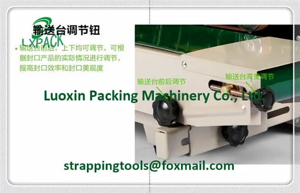 Horizontal Vertical Portable Stainless Steel Tilt Head Continuous Band Sealers Rapid Tabletop Free Standing Benchtop Band Sealer with Dry Ink Coding27