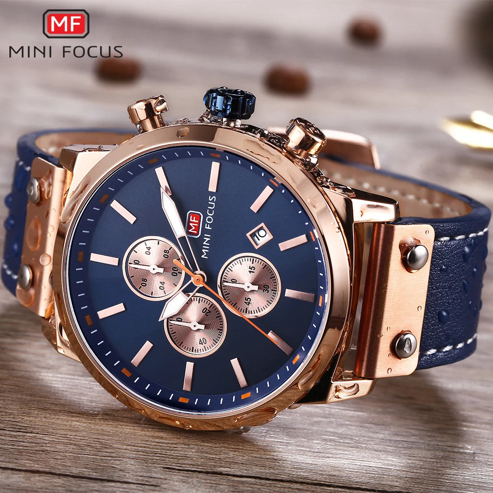 MINI FOCUS Quartz Watch for Men Waterproof_voghion.com