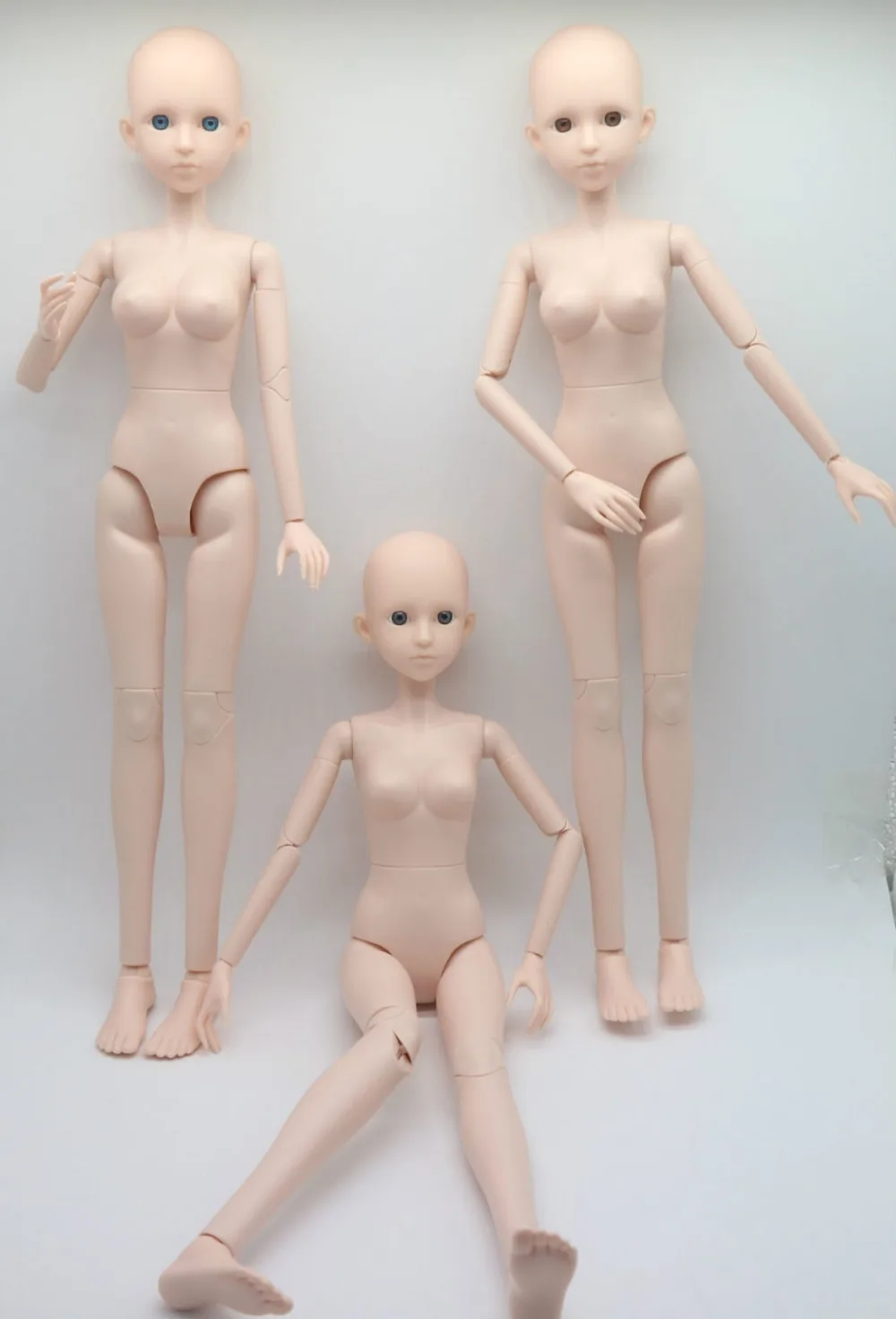 1/4 BJD Обнаженная кукла 45 см для взрослых женская и мужская обувь Пластик совместный подвижный куклы, без набора для макияжа окружность головы 17,5 см