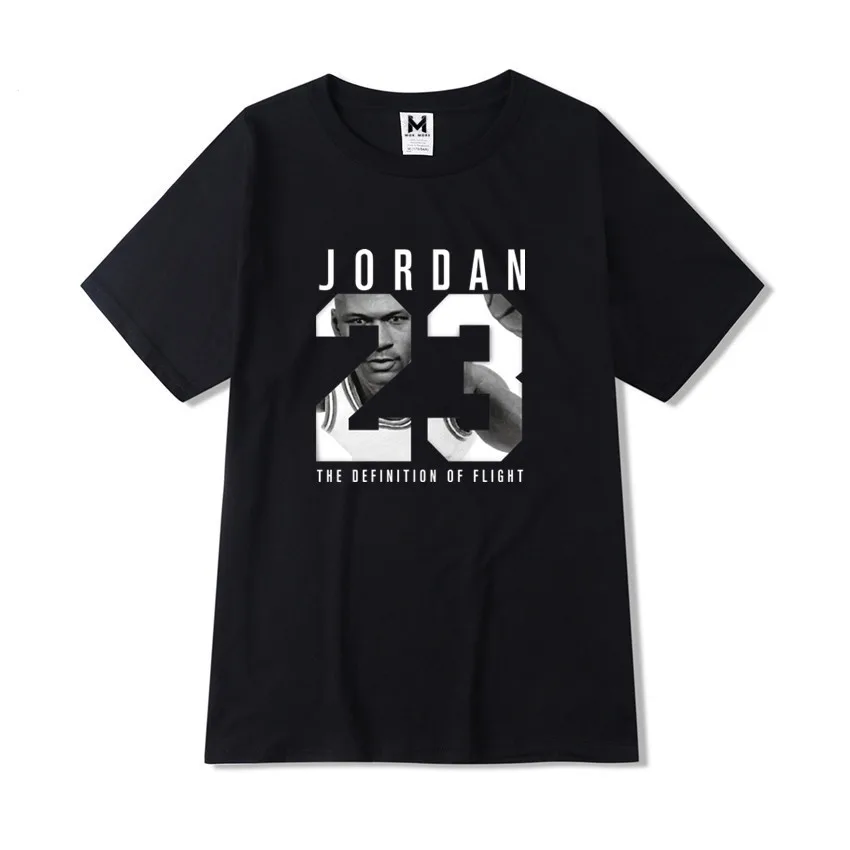 2018 Новый Для мужчин s JORDAN 23 Футболка с принтом брендовая одежда хип-хоп Письмо печати Для мужчин футболка короткий рукав Аниме Высокое